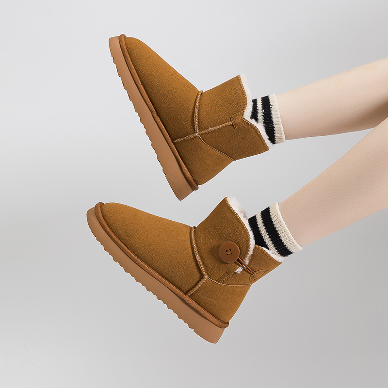 Cheap (W) Warrior "Hui Chao Sepatu Boots Salju Hangat" WBN(JS)-0812