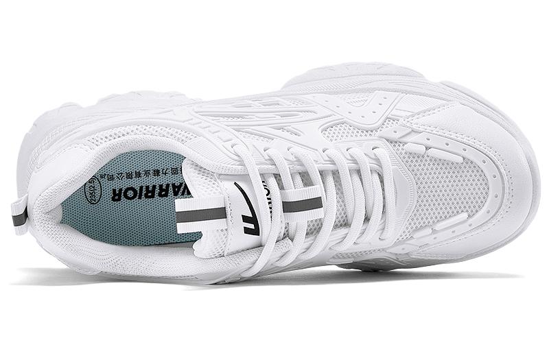 (W) Warrior 'Synthetic Leather Fabric CMFT Thick Sole White Dad Shoe' 圖 3