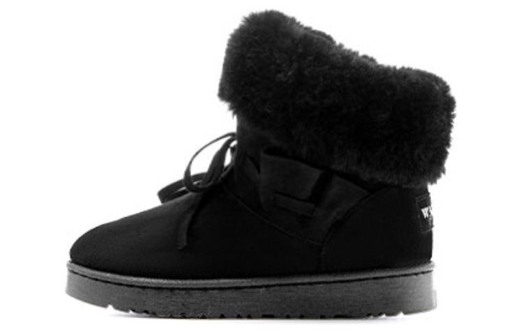 (Women) Warrior Ankle 'Snow Boot Black' QGD-2163TUOSE