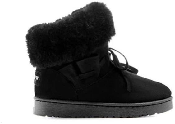 (W) Warrior Enkel ''Snow Boot Zwart'' QGD-2163TUOSE Order (W) Warrior Enkel ''Snow Boot Zwart'' QGD-2163TUOSE