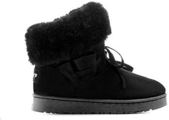 (Women) Warrior Ankle 'Snow Boot Black' QGD-2163TUOSE Order (Women) Warrior Ankle 'Snow Boot Black' QGD-2163TUOSE