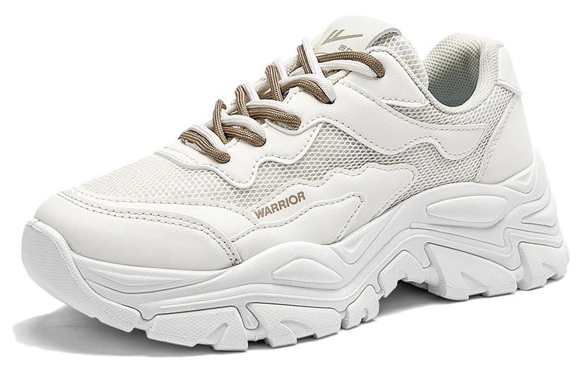 Order (W) Warrior Basic Low Top 'Beige Color-Block Kasut Ayah' WXY(S)-2710Z01