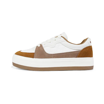 (W) Warrior Canvas 'White Brown'