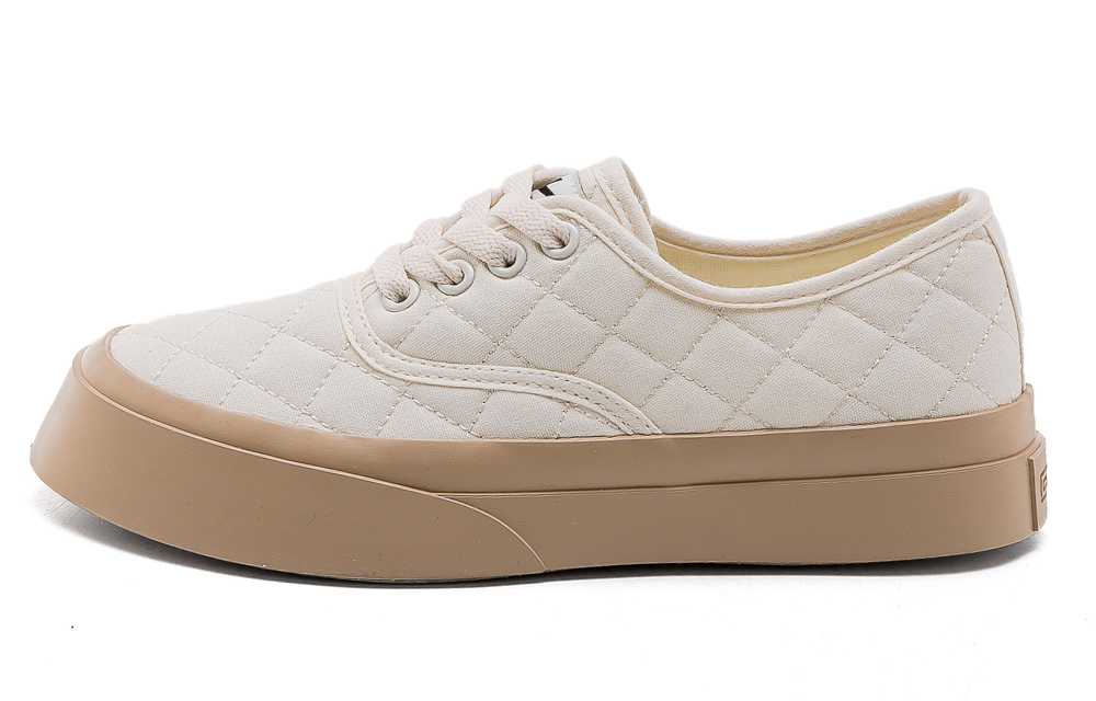 (W) Warrior Canvas Low 'Beige'
