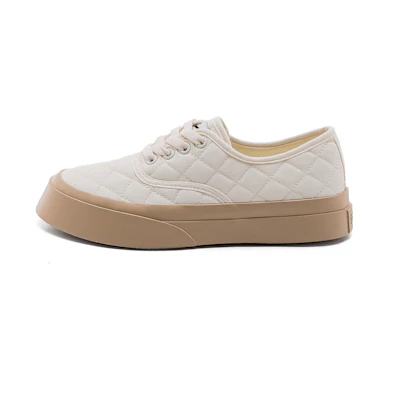 (W) Warrior Canvas Low 'Beige'