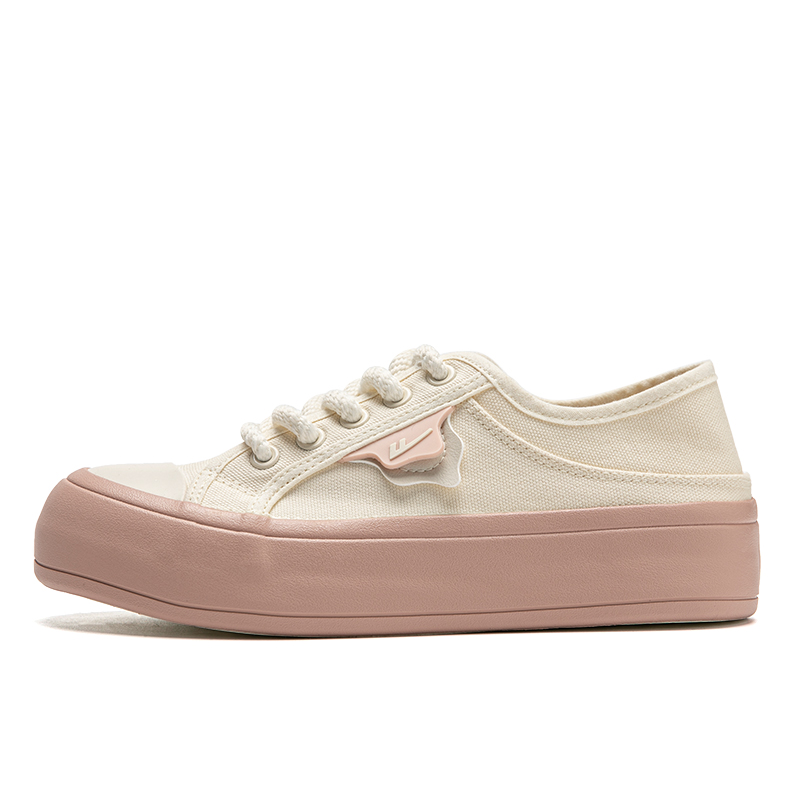 (Women) Warrior Canvas Low 'Beige' WXY-E877MJ03
