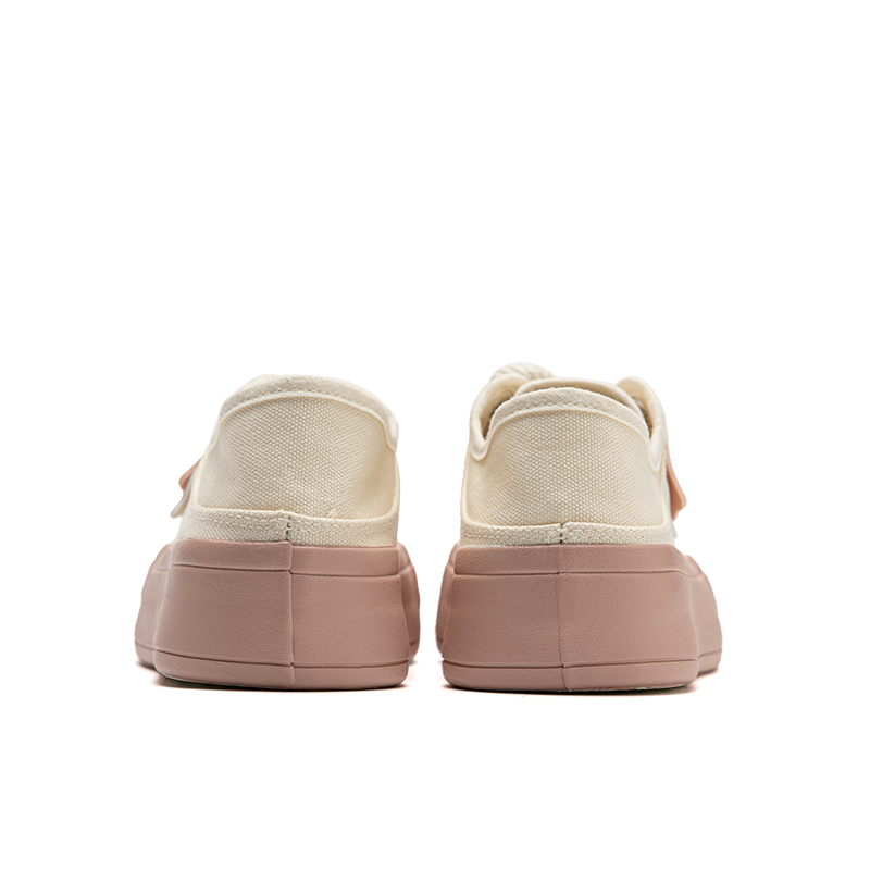 Purchase 回力戰士 復古增高款 全配適舒適 耐磨 低筒 帆布鞋 女款 米粉色