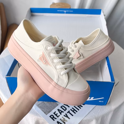 (Women) Warrior Canvas Low 'Beige' WXY-E877MJ03 2