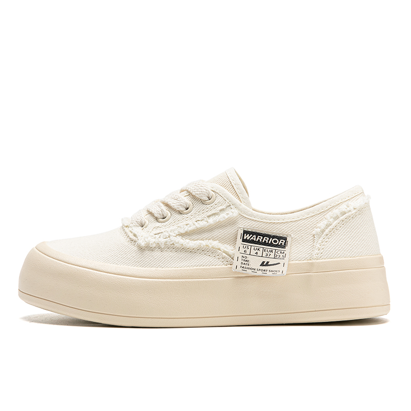 (W) Warrior Canvas Low 'Beige'