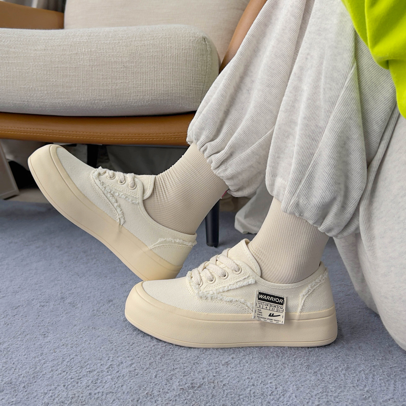 (W) Warrior Canvas Low 'Beige' 圖 11