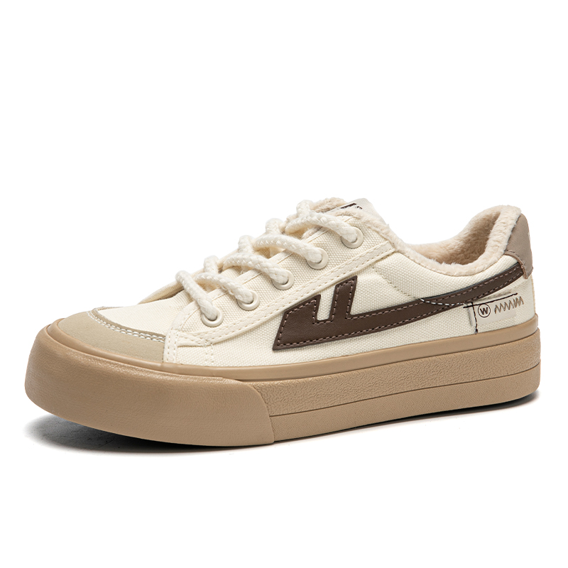 Lookbook (Women) Warrior Canvas Low 'Beige Brown' WBX-221MJ01