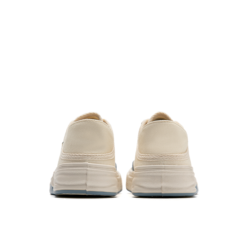 (W) Warrior Canvas Low 'Beige Dark Blue' 圖 5