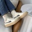 Sizing (W) Warrior Canvas Rendah 'Beige Deep Blue' WXY-D581MJ02