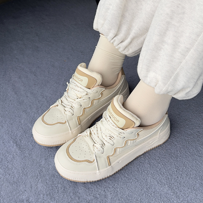 (W) Warrior Canvas Low 'Beige Patchwork' 圖 11