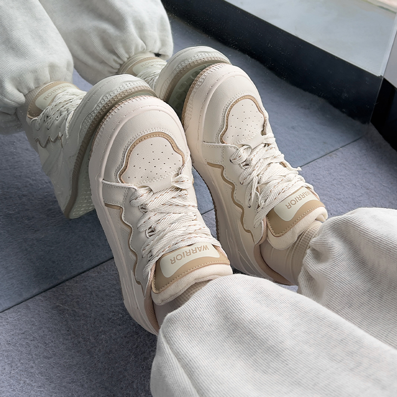 (W) Warrior Canvas Low 'Beige Patchwork' 圖 7