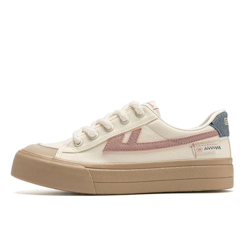 (W) Warrior Canvas Low 'Beige Pink'