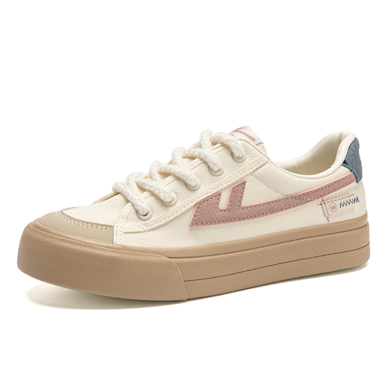 (W) Warrior Canvas Low 'Beige Pink' 圖 3