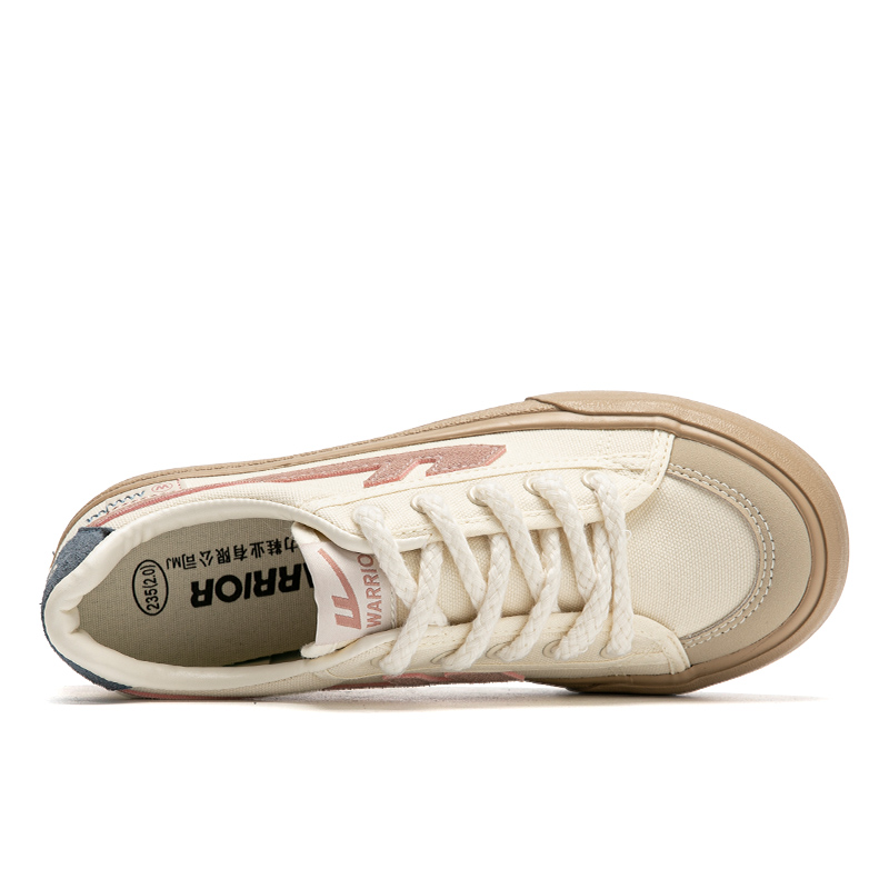 (W) Warrior Canvas Low 'Beige Pink' 圖 4