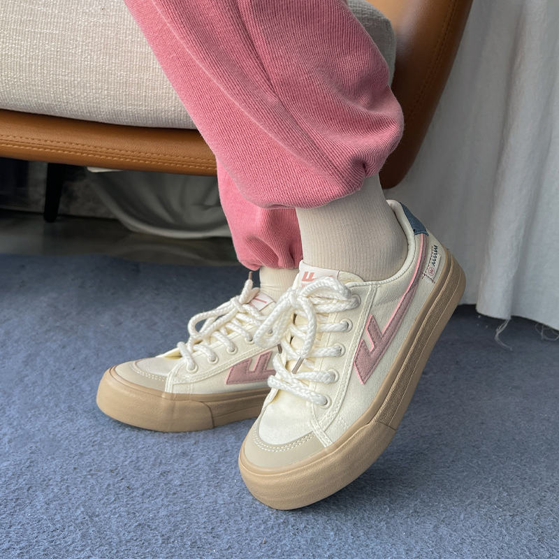 (W) Warrior Canvas Low 'Beige Pink' 圖 7