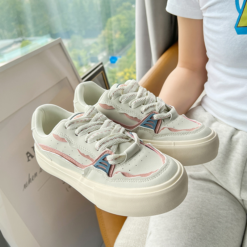 Sizing (W) Warrior Canvas Low 'Beige Pink' - Kasut Kanvas Rendah 'Beige Pink' WXY-E406MJ02