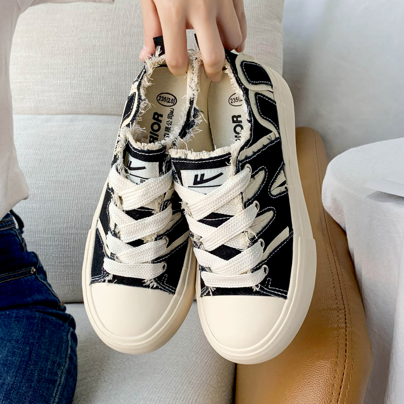 (W) Warrior Canvas Low 'Black Patchwork' 圖 8