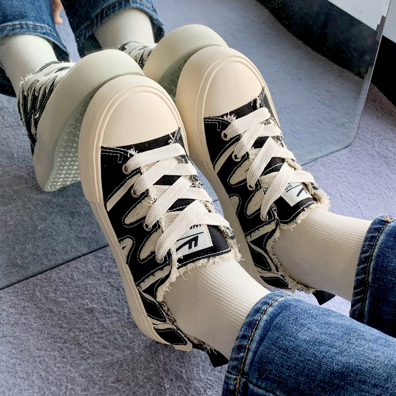 (W) Warrior Canvas Low 'Black Patchwork' 圖 9