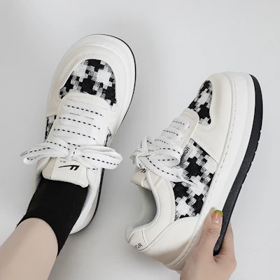 (W) 勇士帆布鞋 低帮款“黑白” WXY(S)-1553L02 1