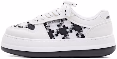 (Women) Warrior Canvas Low 'Black White' WXY(S)-1553L02 (Women) Warrior Canvas Low 'Black White' WXY(S)-1553L02