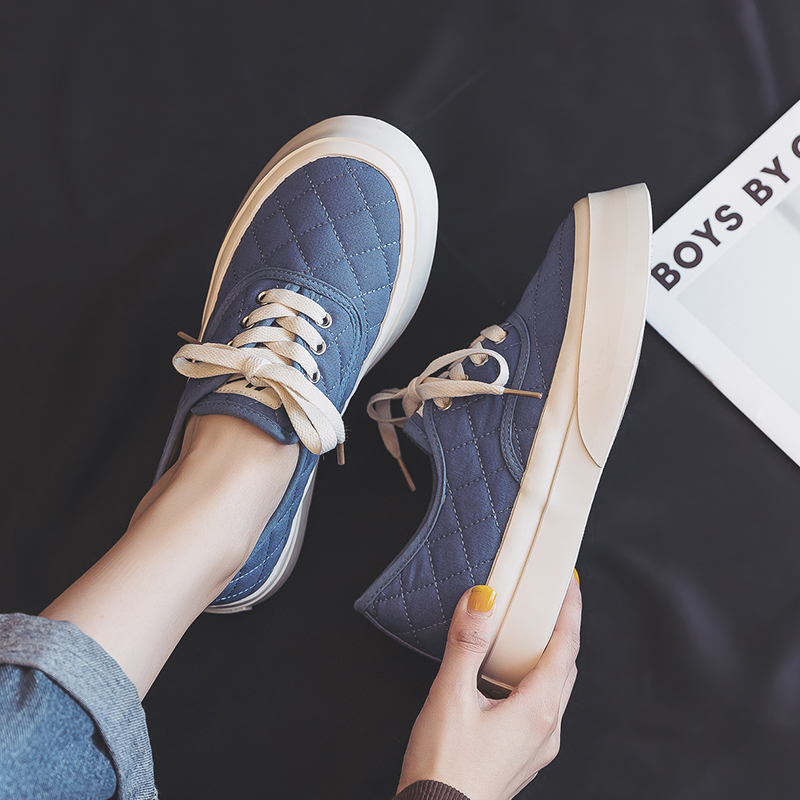 (W) Warrior Canvas Low 'Blue' 圖 6