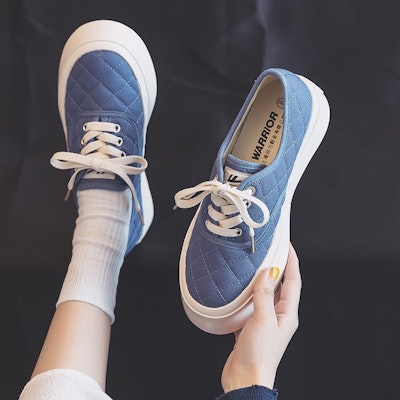 (Women) Warrior Canvas Low 'Blue' WXY-C021MJ02 Sizing (Women) Warrior Canvas Low 'Blue' WXY-C021MJ02