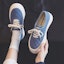 Sizing (W) Warrior Canvas Rendah 'Biru' WXY-C021MJ02