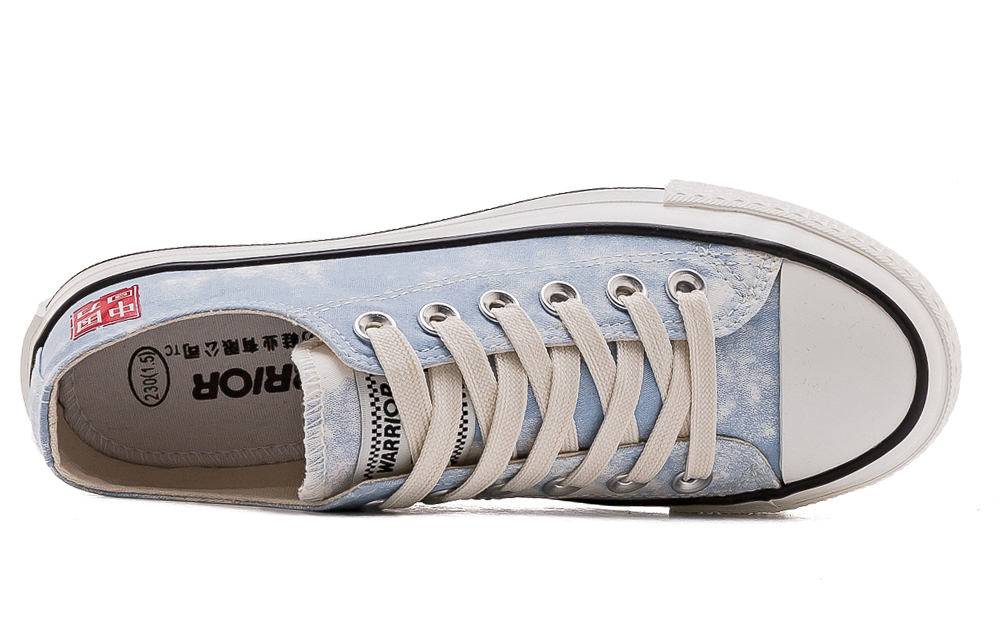 (W) Warrior Canvas Low 'Light Blue White' 圖 3