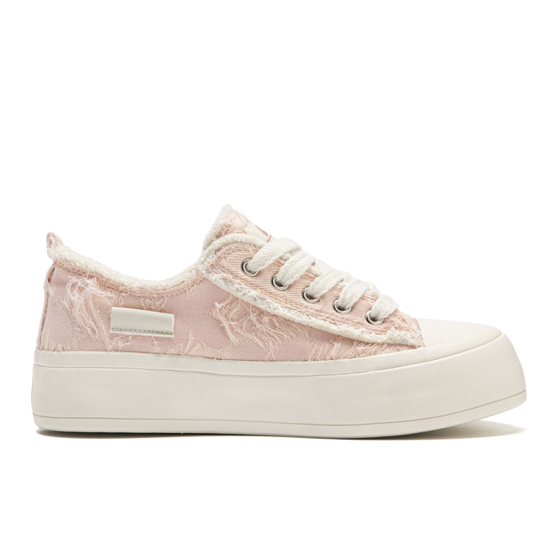 (W) Warrior Canvas Low 'Pink Patchwork' 圖 2