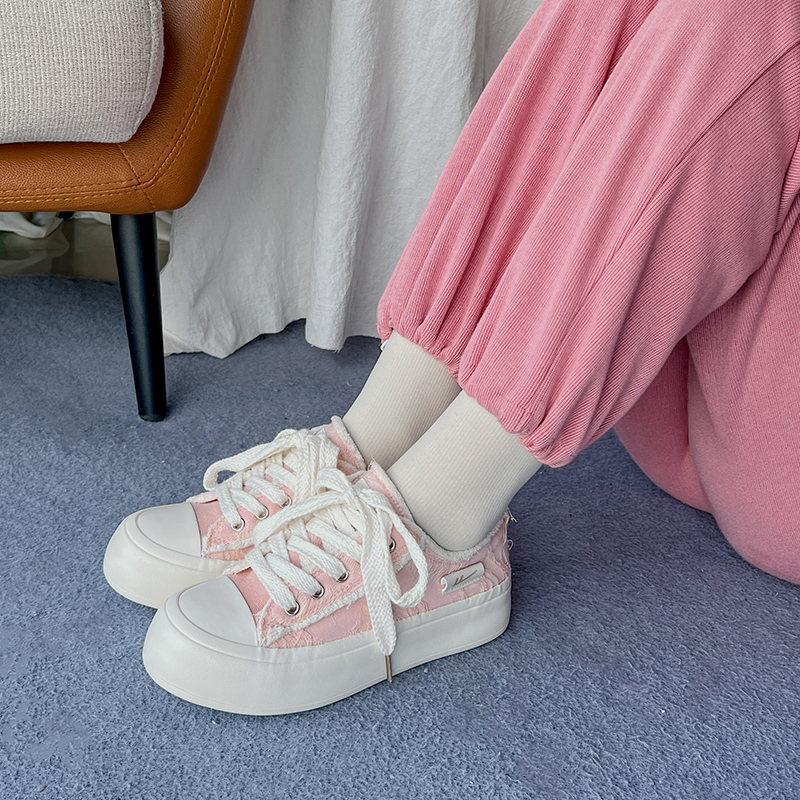 (W) Warrior Canvas Low 'Pink Patchwork' 圖 7