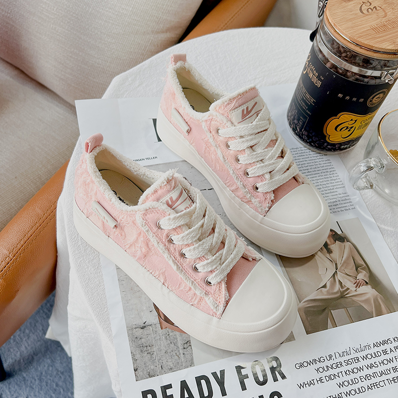 (W) Warrior Canvas Low 'Pink Patchwork' 圖 9