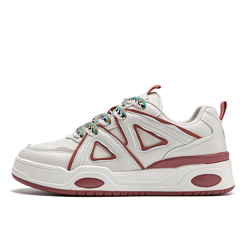 (Women) Warrior Canvas Low 'Retro Hong Kong Cream Rust Red' WXY(S)-2812L02