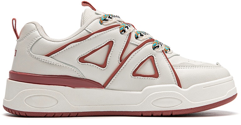 回力勇士 面包鞋 港風復古百搭 厚底 防滑耐磨 低筒 板鞋 女款 米鐵鏽紅 Order 回力勇士 面包鞋 港風復古百搭 厚底 防滑耐磨 低筒 板鞋 女款 米鐵鏽紅