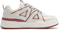 Order (W) Warrior Kanvas Rendah 'Retro Hong Kong Krim Karat Merah' WXY(S)-2812L02