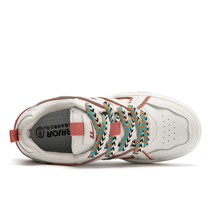 Shop (W) Warrior Kanvas Rendah 'Retro Hong Kong Krim Karat Merah' WXY(S)-2812L02