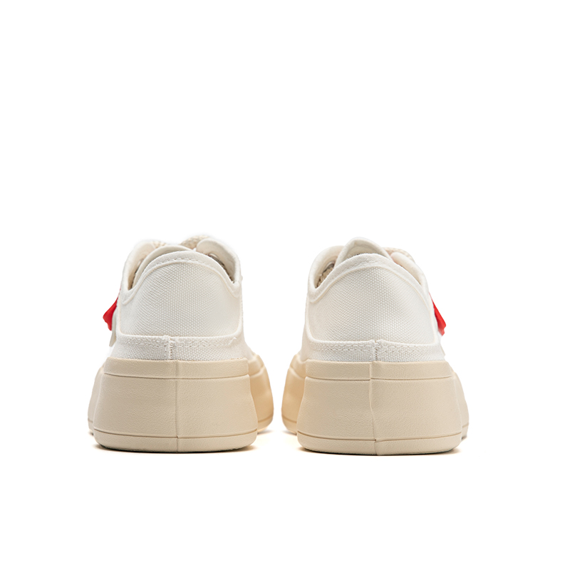 Purchase (W) Warrior Canvas Low 'Suela Gruesa Retro Blanca' WXY-E877MJ01