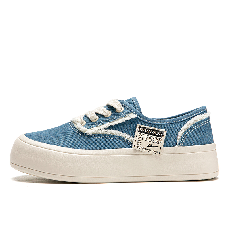(W) Warrior Canvas Low 'Simple Blue'