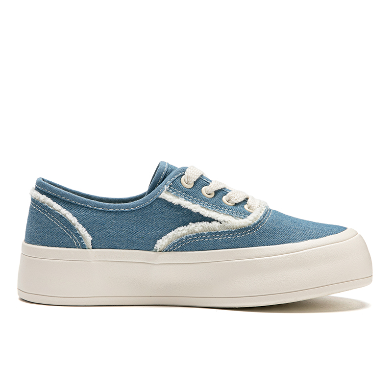 (W) Warrior Canvas Low 'Simple Blue' 圖 2