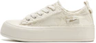 Buy (W) Warrior Canvas Low 'Parche de Mezclilla Beige Lavado' WXY-F069MJ01