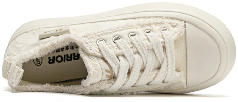 Shop (W) Warrior Canvas Low 'Parche de Mezclilla Beige Lavado' WXY-F069MJ01