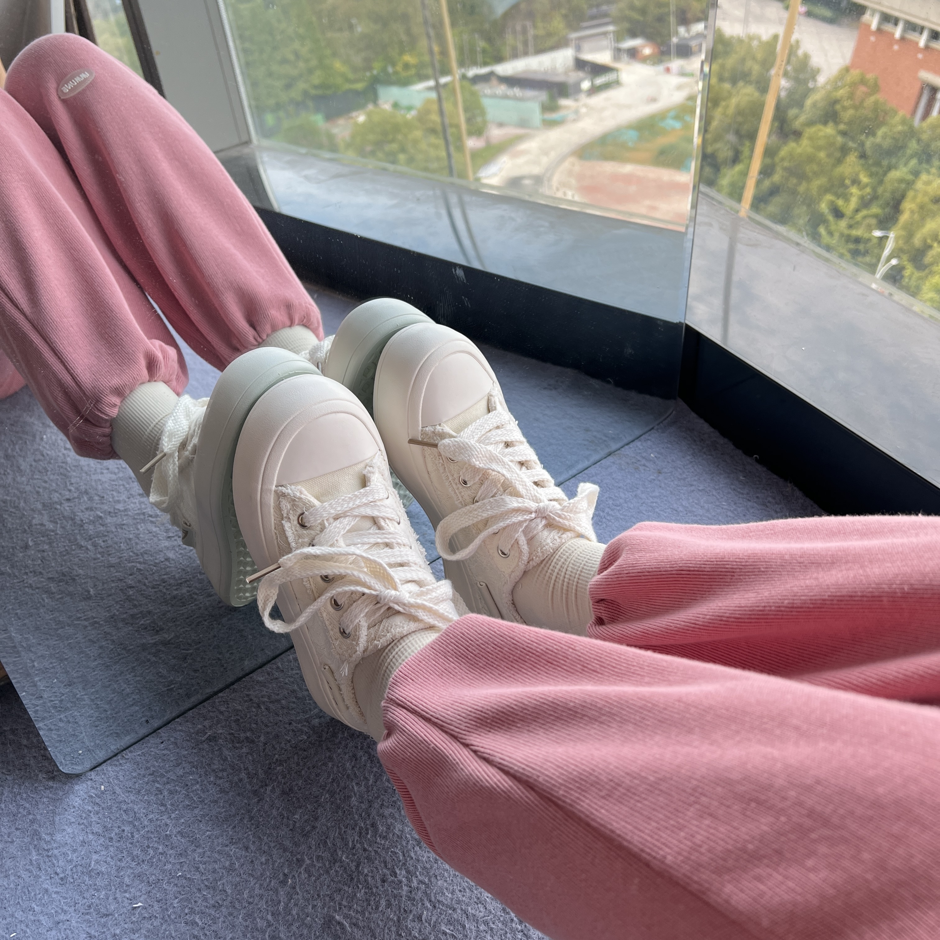 (W) Warrior Canvas Low 'Washed Denim Patchwork Beige' 圖 9