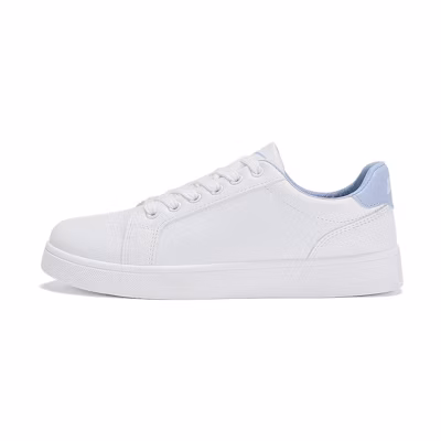 (W) Warrior Canvas Low 'White Blue'