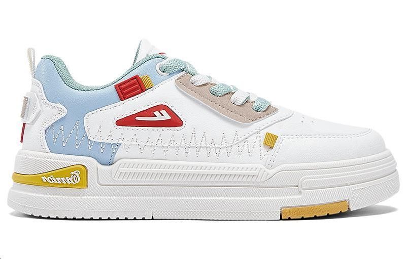 (W) Warrior Canvas Low 'White Blue Red' 圖 2