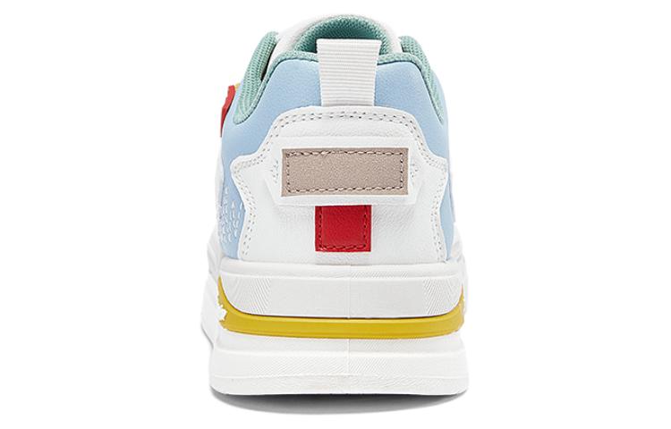 (W) Warrior Canvas Low 'White Blue Red' 圖 5