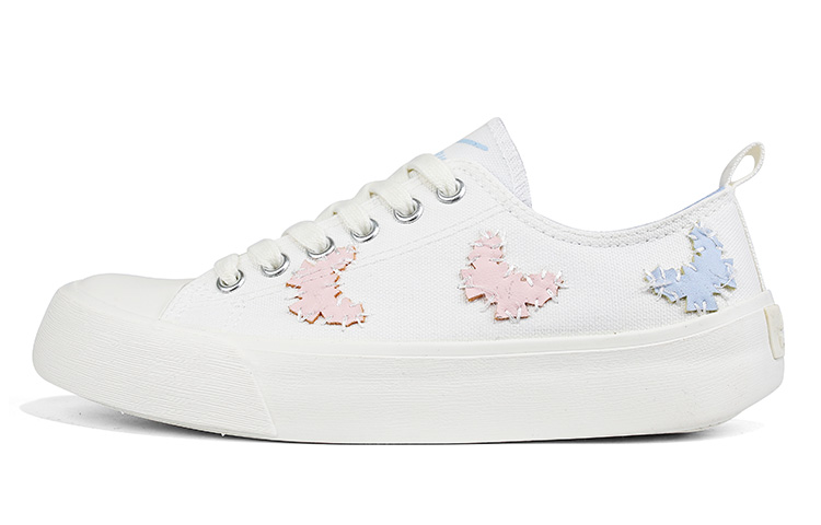 (W) Warrior Canvas Low 'White Pink'