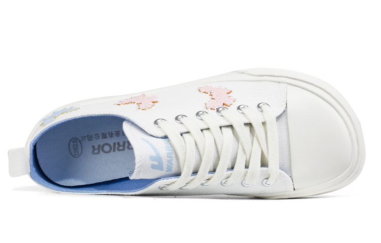 (W) Warrior Canvas Low 'White Pink' 圖 3